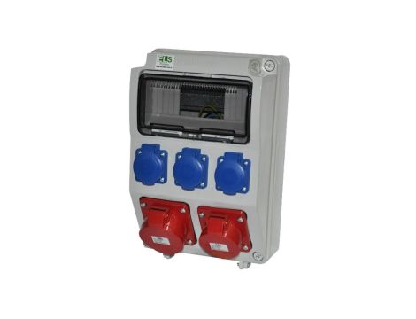 Zestaw zasilający PRYMA 9D skośna 2x32A/5P + 3x230V IP44 E930002530