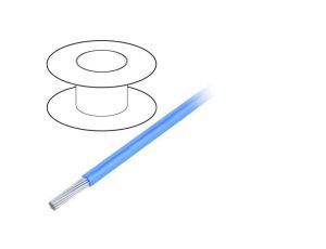 3075-BL005 Przewód na rolce 30,5m linka Cu 18AWG PVC niebieski 600V