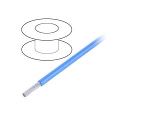 3053-BL005 Przewód na rolce 30,5m linka Cu 20AWG PVC niebieski 300V