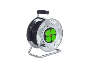 Przedłużacz bębnowy 40m OW3*1,5 4x230V IP44 T bęben metalowy z rączką / E9131Q48173M