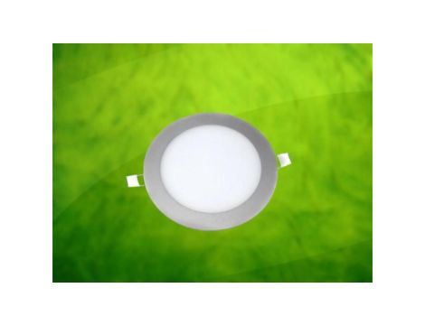Panel led okragły Round 6W 230V smoking silver DW
