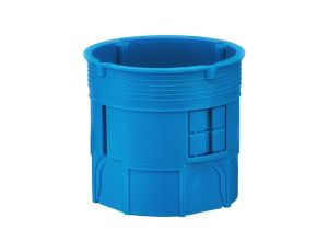 Puszka p/t fi:60 do podtynkowa bez wkrętów, głęboka, niebieska 50 szt. SIMET