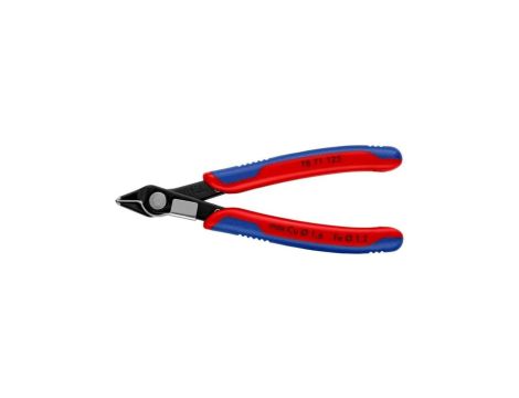 Szczypce precyzyjne tnące 125mm Super Knips czernione ze sprężyną przytrzymującą dla elektroników KNIPEX 78 71 125