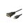 Adapter USB na RS232/DB9 M/M IDATA USB2-SER-1A /1,5m/