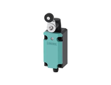 Wyłącznik krańcowy 1Z 1R migowe metal 40mm dźwignia uchylna z rolką 19mm z tworzywa złącze M12 5pin IP67 3SE5114-0CH01-1AC5