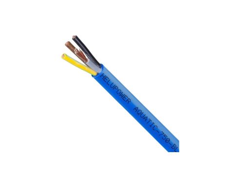 Przewód do pomp głębinowych HELUPOWER AQUATIC 4x2,5mm2 450/750V niebieski Helukabel /200m/