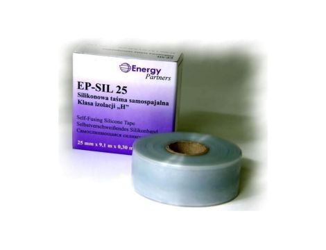 EP-SIL 25 – taśma silikonowa samospajalna izolacyjna (25mm x 9m)