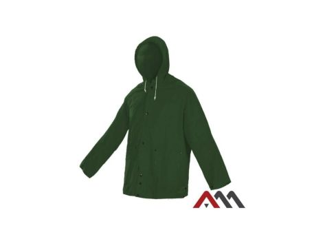 Kurtka przeciwdeszczowa PVC zielona, sztormiak, KPD rozmiar XXXL