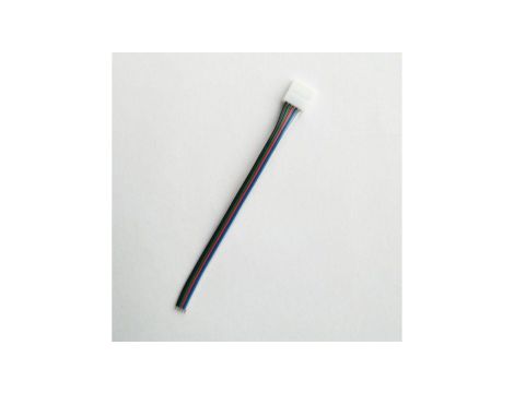 Złączka LED RGBW 12mm jednostronna z przewodem