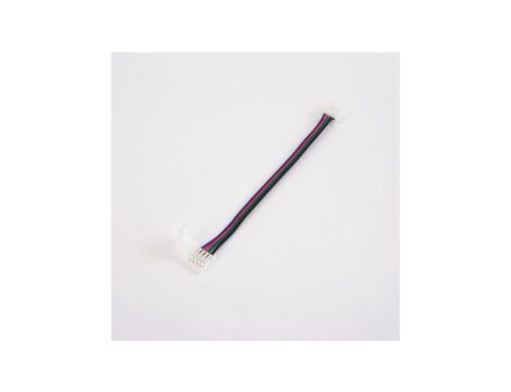 Złączka LED RGB 10mm dwustronna z przewodem