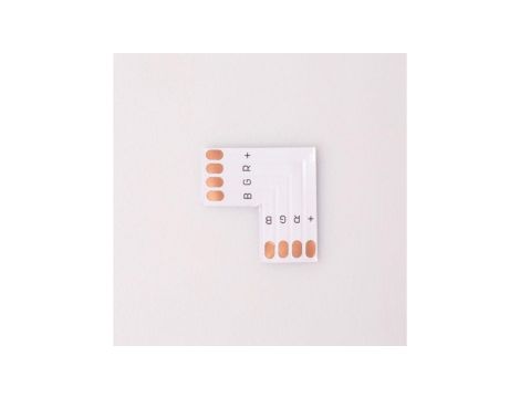 Złączka LED 10mm RGB kątowa L