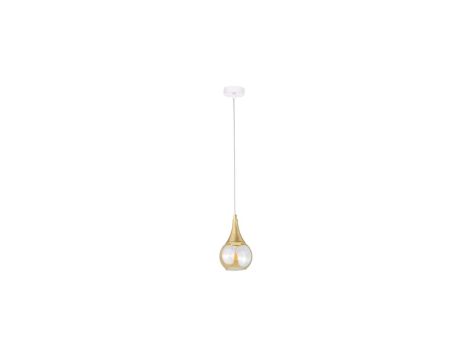 Lampa wisząca nowoczesna 1xE27 LACRIMA WHITE