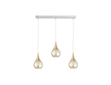 Lampa wisząca nowoczesna 3xE27 LACRIMA WHITE
