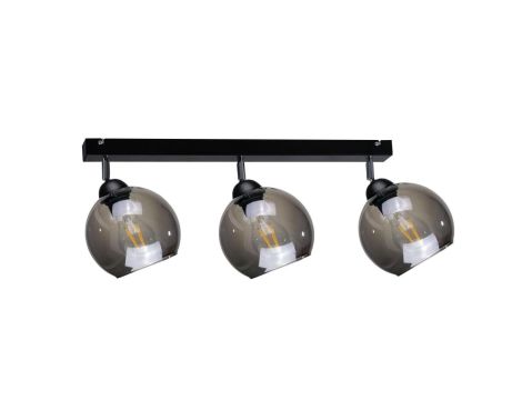 Spot nowoczesny 3xE27 YUNO BLACK