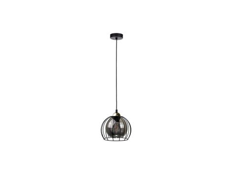 Lampa wisząca nowoczesna loftowa 1xE27 SOLO BLACK/GOLD