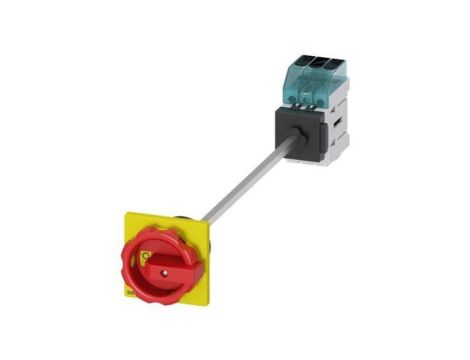 Rozłącznik główny/awaryjny 3P 16A 7,5kW AC23A 400V montaż na płycie otwór centralny 22.5 mm pokrętło 3LD3048-0TK53