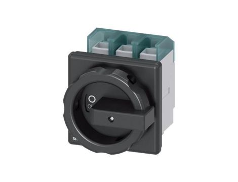 Rozłącznik główny 3P 100A 37kW AC23A 400V pokrętło czarne montaż tablicowy 4 otwory 3LD2704-0TK51