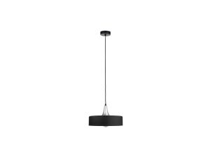 Lampa wisząca nowoczesna 1xE27 EOS BLACK/SILVER
