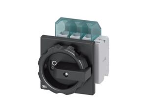 Rozłącznik główny 3P 25A 9.5kW AC23A 400V styki pom 1Z 1R montaż tablicowy pokrętło czarne 4 otwory 3LD2103-1TP51