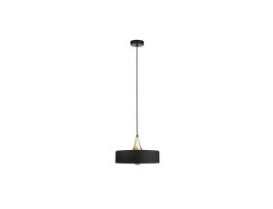 Lampa wisząca nowoczesna 1xE27 EOS BLACK/GOLD