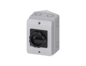 Rozłącznik główny w obudowie 3P 16A 7.5kW AC23A 400V pokrętło czarne 3LD2064-0TB51