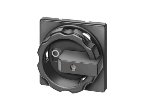 Pokrętło obrotowe czarne do 3LD25/27/28 montowanych tablicowo otwór centralny 22.5 mm 3LD9284-1D