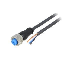 YF2A14-020UB3XLEAX Przewód przyłączeniowy M12 PIN: 4 proste 2m wtyk 250VAC 4A