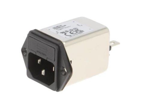 Złącze zasilające AC męskie 10A 250VAC C14 (E) 225uH FN9222-10-06