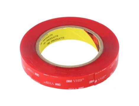 3M 4910 19MM 5.5M Taśma: mocująca W: 19mm L: 5,5m Thk: 1000um akrylowy UL-746C