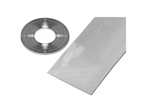 3625/12 (100FT) Przewód: wstążkowy 1mm linka Cu nieekranowany PVC szary 30,5m