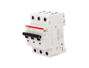 S203M-C16 Wyłącznik nadprądowy 400VAC Iznam 16A 3 biegunowy na szynę DIN
