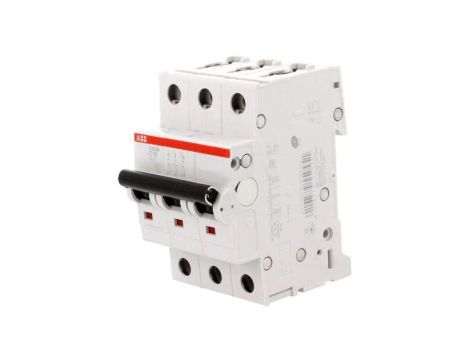 S203M-C16 Wyłącznik nadprądowy 400VAC Iznam 16A 3 biegunowy na szynę DIN