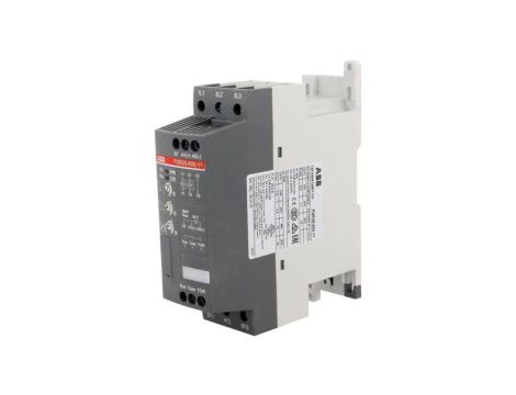 PSR25-600-11 Moduł: softstart Uzas: 208600VAC na szynę DIN 24VDC 11kW 25A
