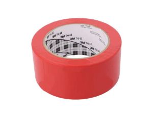 7000048924 Taśma: znakująca czerwony L: 33m W: 50mm samoprzylepna