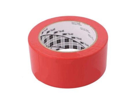 7000048924 Taśma: znakująca czerwony L: 33m W: 50mm samoprzylepna
