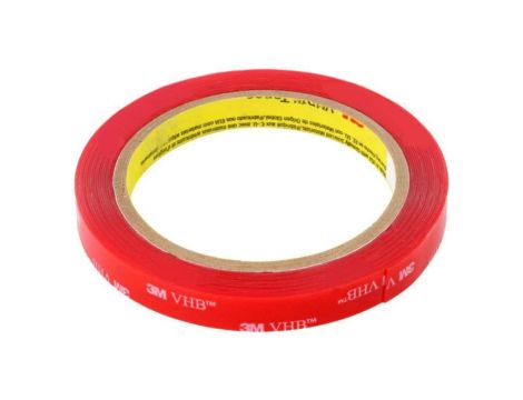 3M 4905 12MM 5.5M Taśma: mocująca W: 12mm L: 5,5m Thk: 500um akrylowy UL-746C