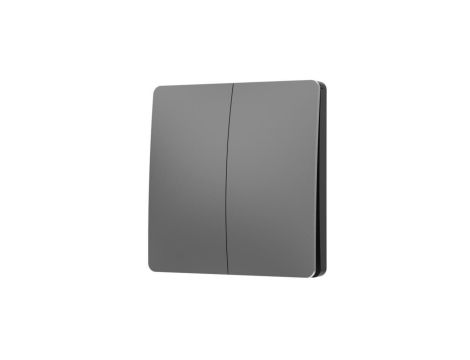KINETYCZNY WYŁĄCZNIK ŚWIATŁA RF433 podwójny szary ART oem