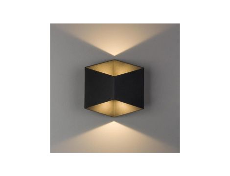 Kinkiet TRIANGLES LED 2x5W 700lm 3000K czarny IP54 8142 Nowodvorski