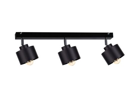 Spot nowoczesny 3xE27 SIMPLY BLACK