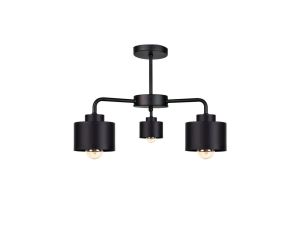 Lampa sufitowa nowoczesna 3 xE27 SIMPLY BLACK