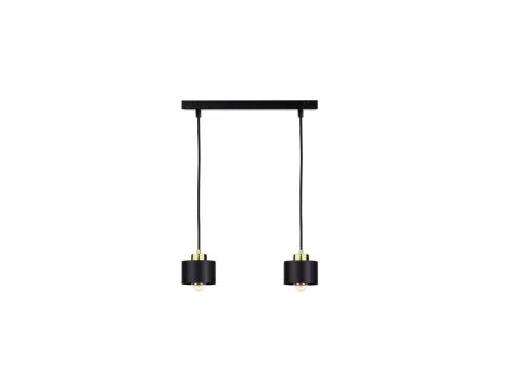Lampa wisząca nowoczesna 2xE27 SIMPLY BLACK/GOLD
