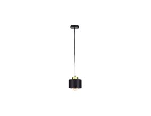 Lampa wisząca nowoczesna 1xE27 SIMPLY BLACK/GOLD