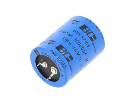 MAL205657103E3 Kondensator elektrolityczny SNAP-IN 10mF 40VDC Ø30x40mm 20