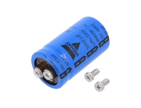 MAL210119332E3 Kondensator elektrolityczny śrubowy 3,3mF 100VDC Ø35x60mm