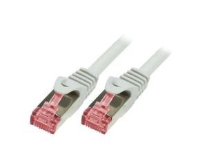 CQ2101S Patch cord S/FTP 6 linka Cu LSZH biały 15m 27AWG