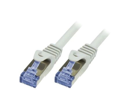 CQ3092S Patch cord S/FTP 6a linka Cu LSZH szary 10m 26AWG