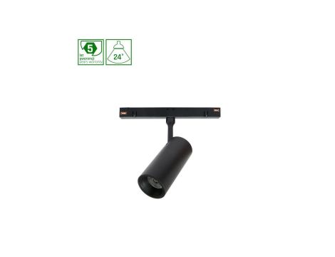 SYSTEM SHIFT - SPOT M oprawa na szynoprzewód 44x157x178mm 10W 24st czarny 5 lat gw