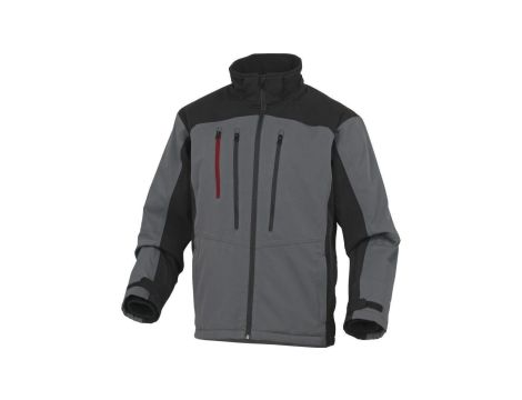 Kurtka wodoodporno-oddychająca z poliestru (94) elastanu (6) 2 warstwy laminowane kolor szary rozmiar XXL CORP TATRYGRXX