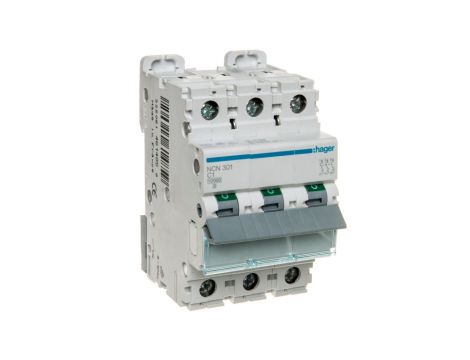 Wyłącznik nadprądowy 3P C 1A 10kA AC NCN301