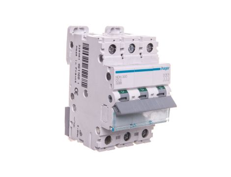Wyłącznik nadprądowy 3P D 0,5A 10kA AC NDN300